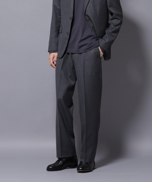セール】「N TROUSERS PREMIUM」RENU(R)洗えるサキソニーストレート