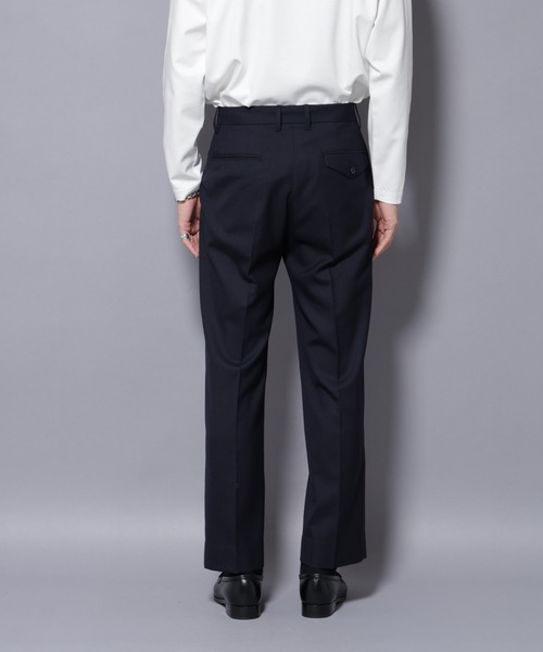 NANO universe(ナノユニバース)の「「N TROUSERS PREMIUM」RENU(R)洗えるサキソニーストレートパンツ(スラックス・メンズ・ダークネイビー/ダークグレー・S/M/L)」の18枚目の写真