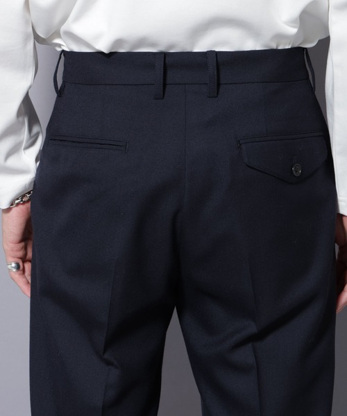 NANO universe(ナノユニバース)の「「N TROUSERS PREMIUM」RENU(R)洗えるサキソニーストレートパンツ(スラックス・メンズ・ダークネイビー/ダークグレー・S/M/L)」の19枚目の写真