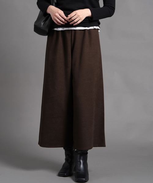 laurea（ラウレア）の「サンディングツイル共リボンクロプトワイドパンツ（その他パンツ・レディース・ブラウン/ブラック/カーキ/ダークグレー・M/L）」の8枚目の写真