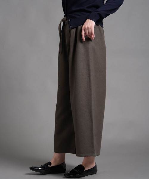 laurea（ラウレア）の「サンディングツイル共リボンクロプトワイドパンツ（その他パンツ・レディース・ブラウン/ブラック/カーキ/ダークグレー・M/L）」の21枚目の写真