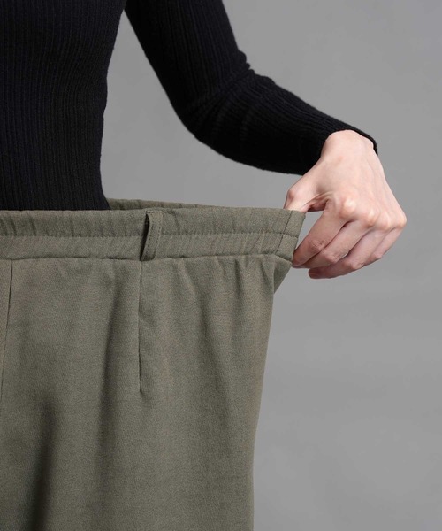 laurea（ラウレア）の「サンディングツイル共リボンクロプトワイドパンツ（その他パンツ・レディース・ブラウン/ブラック/カーキ/ダークグレー・M/L）」の13枚目の写真