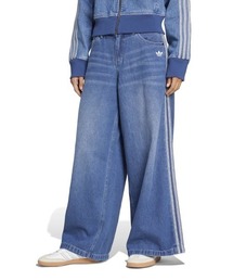 adidas（アディダス）の「adidas Originals ADICOLOR FIREBIRD OVERSIZED DENIM PANT（アディダスオリジナルス アディカラー デニム Adilenium パンツ）（デニムパンツ）」