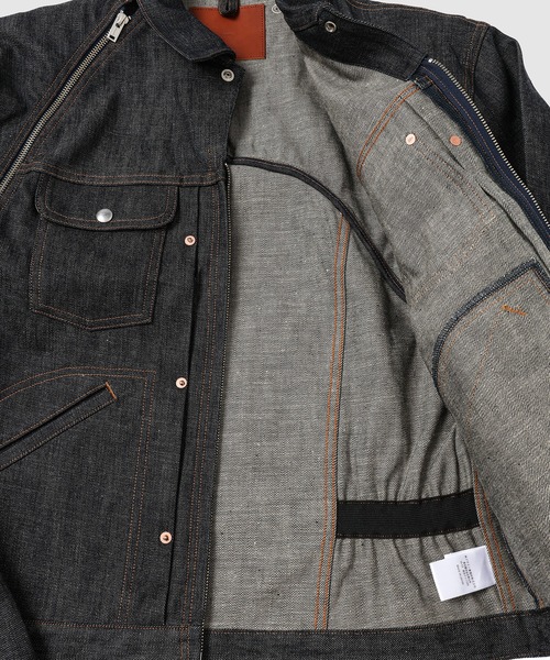 SUGARHILL（シュガーヒル）の「RIGID ZIP DENIM JACKET（デニムジャケット・メンズ・ブルー系その他・2/3）」の4枚目の写真