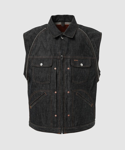 SUGARHILL（シュガーヒル）の「RIGID ZIP DENIM JACKET（デニムジャケット・メンズ・ブルー系その他・2/3）」の2枚目の写真