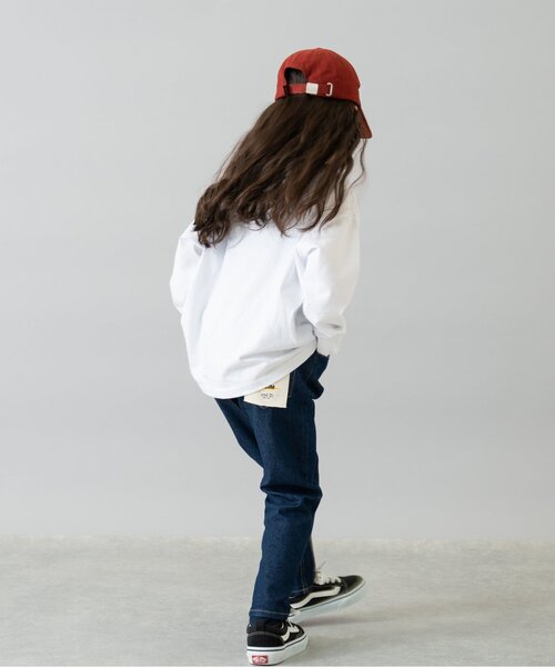 and D. petit main（アンドディープティマイン）の「刺繍入りツイルキャップ（キャップ・キッズ・ブラック/エンジ・54cm）」の9枚目の写真