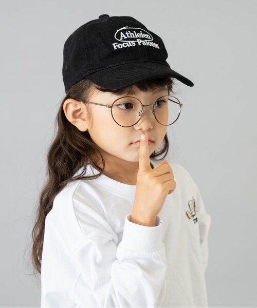 and D. petit main（アンドディープティマイン）の「刺繍入りツイルキャップ（キャップ・キッズ・ブラック/エンジ・54cm）」の10枚目の写真