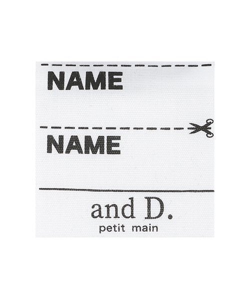 and D. petit main（アンドディープティマイン）の「刺繍入りツイルキャップ（キャップ・キッズ・ブラック/エンジ・54cm）」の11枚目の写真