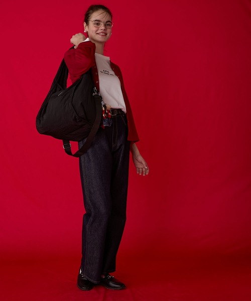 BONLECILL Marche（ボンルシールマルシェ）の「【BONLECILL Marche】《A4収納可能》2wayワイドショルダーバッグ／マザーズバッグ／ユーティリティバッグ（ショルダーバッグ・レディース・グレー/ホワイト/ブラック・FREE）」の19枚目の写真