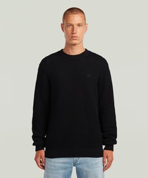 【G-Star RAW】 セーター ホリデイニット(S グレー): トップス｜Right-on公式オンライン