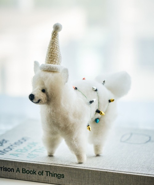 セール】フェルトドッグオブジェ [CHRISTMAS 2025]（インテリア雑貨