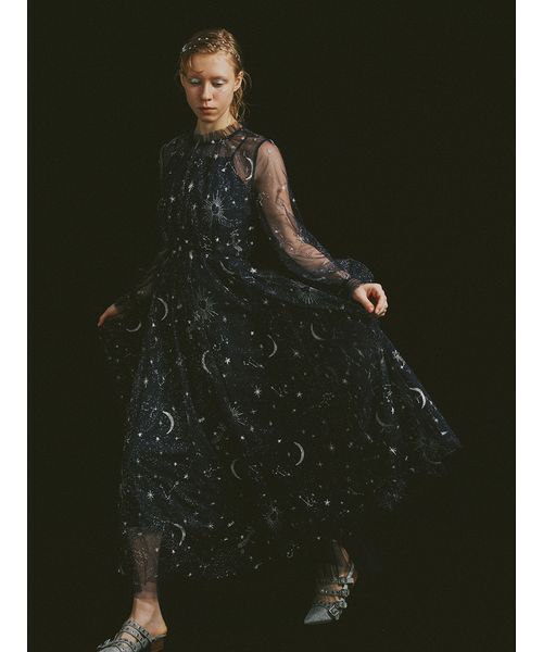Twilightラメチュール刺繍ドレス（ドレス）｜FURFUR（ファーファー）の