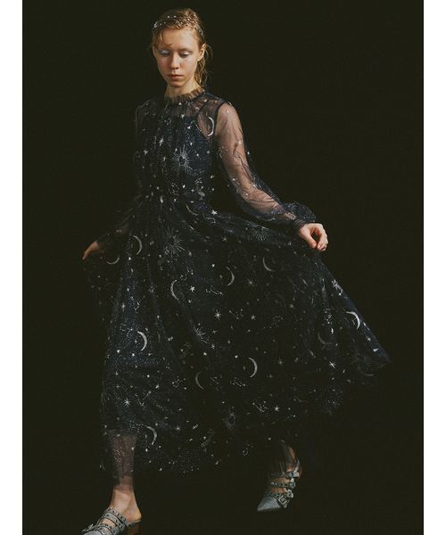 Twilightラメチュール刺繍ドレス（ドレス）｜FURFUR（ファーファー）の