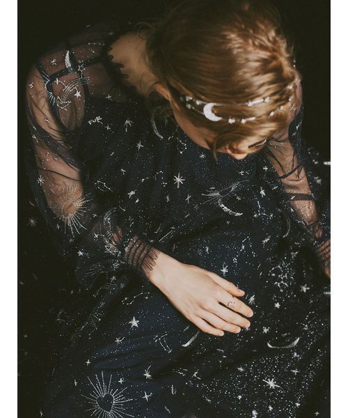 Twilightラメチュール刺繍ドレス（ドレス）｜FURFUR（ファーファー）の