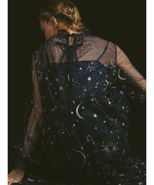 Twilightラメチュール刺繍ドレス（ドレス）｜FURFUR（ファーファー）の
