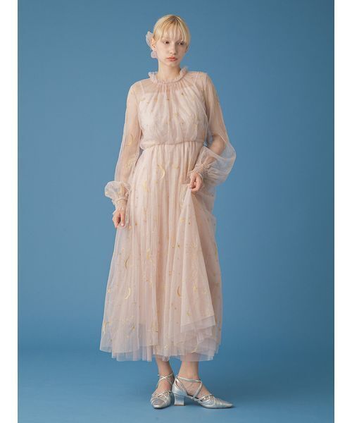 Twilightラメチュール刺繍ドレス（ドレス）｜FURFUR（ファーファー）の