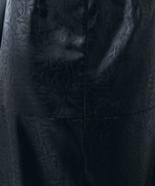 Lui's（ルイス）の「サテンレザーライクスカート（スカート・レディース・ライトグレー/ブラック・36/38）」の18枚目の写真