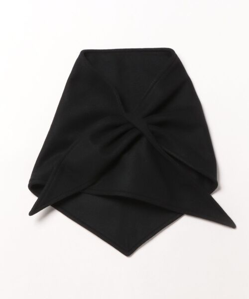 RIM.ARK（リムアーク）の「Lambs wool blend scarf tops ラムズ ウール