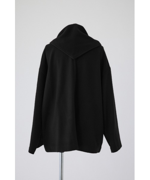 Lambs wool blend scarf tops ラムズ ウール ブレンド スカーフ