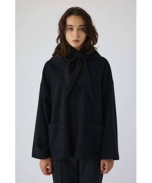 Lambs wool blend scarf tops ラムズ ウール ブレンド スカーフ