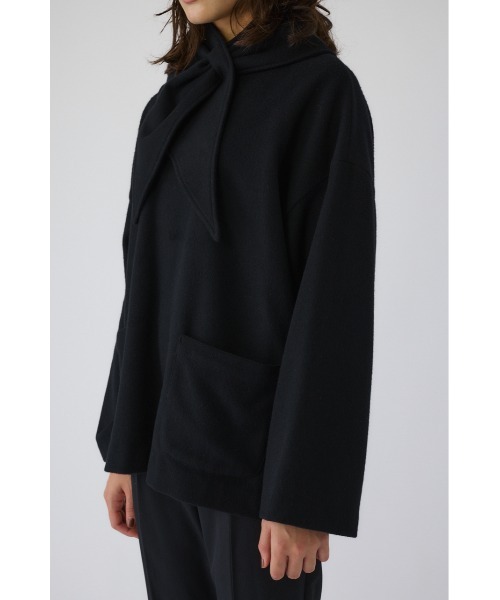 Lambs wool blend scarf tops ラムズ ウール ブレンド スカーフ