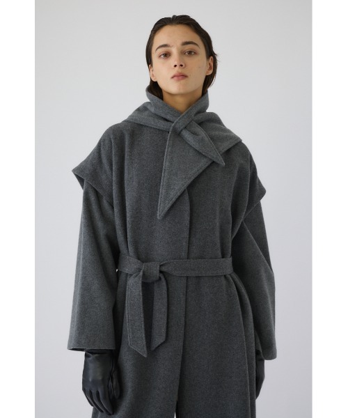 トップス RIM.ARK 25AW Lambs wool blend scarf tops Lambs wool blend scarf tops ラムズ ウール ブレンド スカーフ