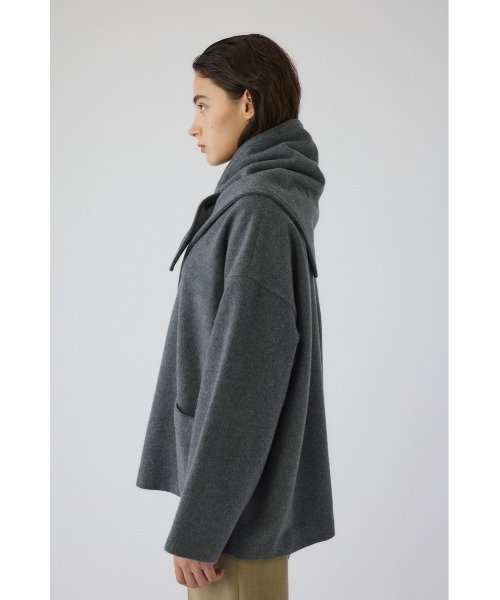 Lambs wool blend scarf tops ラムズ ウール ブレンド スカーフ