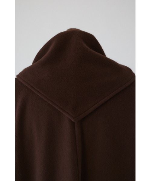 RIM.ARK（リムアーク）の「Lambs wool blend scarf tops ラムズ ウール