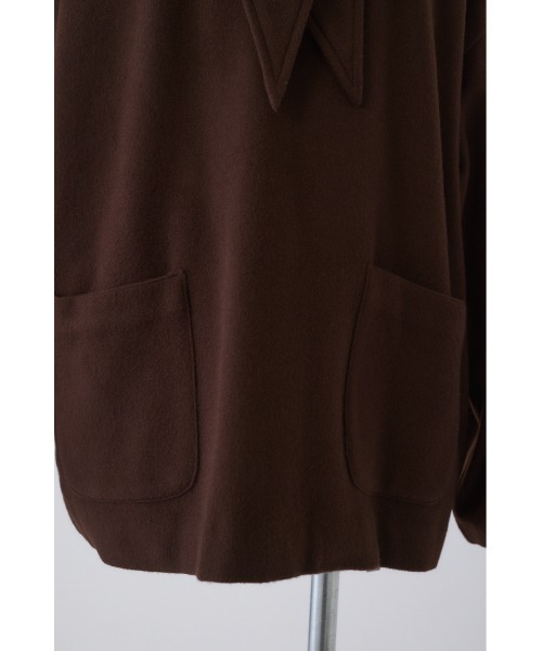 Lambs wool blend scarf tops ラムズ ウール ブレンド スカーフ