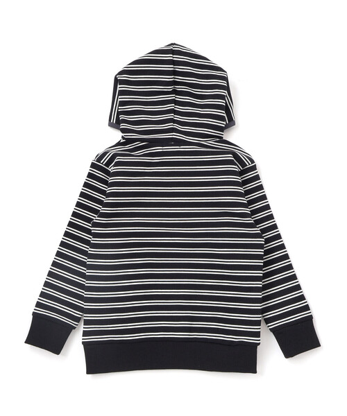 BeBe（ベベ）の「ミニウラケランダムボーダーフーディー（パーカー・キッズ・ブラック系その他/ブルー系その他・150cm/140cm/130cm/120cm）」の9枚目の写真
