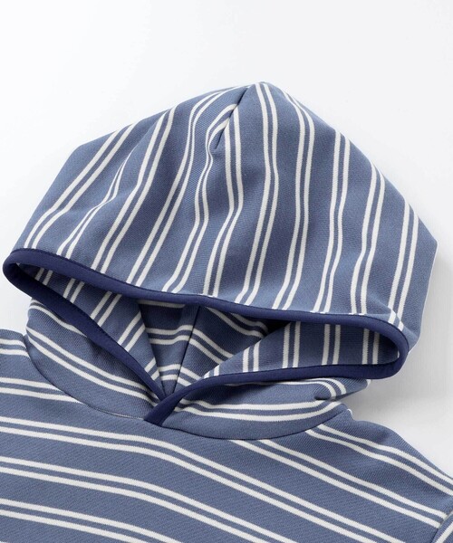 BeBe（ベベ）の「ミニウラケランダムボーダーフーディー（パーカー・キッズ・ブラック系その他/ブルー系その他・150cm/140cm/130cm/120cm）」の15枚目の写真