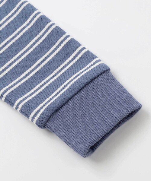 BeBe（ベベ）の「ミニウラケランダムボーダーフーディー（パーカー・キッズ・ブラック系その他/ブルー系その他・150cm/140cm/130cm/120cm）」の10枚目の写真