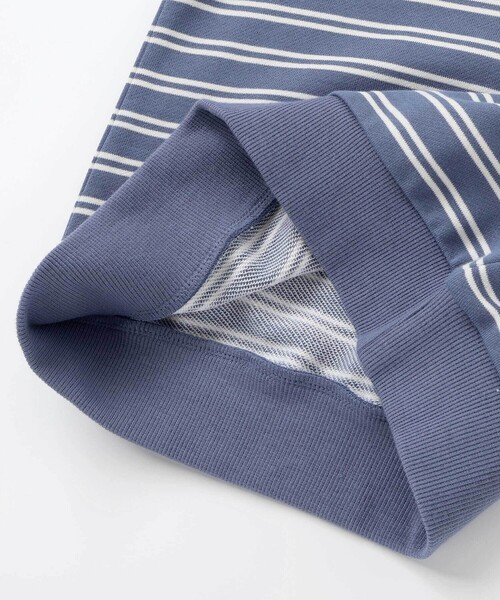 BeBe（ベベ）の「ミニウラケランダムボーダーフーディー（パーカー・キッズ・ブラック系その他/ブルー系その他・150cm/140cm/130cm/120cm）」の11枚目の写真