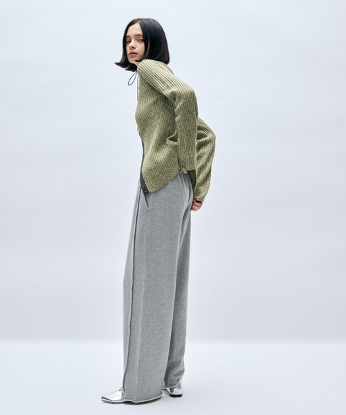 AIC.（エーアイシー）の「アウトシームスウェットパンツ（スウェットパンツ・レディース・グレー/ライトグレー/チャコールグレー・FREE）」の21枚目の写真