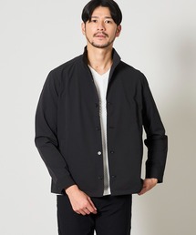 TETE HOMME | ドライタッチ シュリンクストライプシャツブルゾン(ブルゾン)