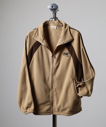 FUNALIVE（ファンアライブ）の「切替配色 ロゴ ワイド フリース ジャケット（ブルゾン）」