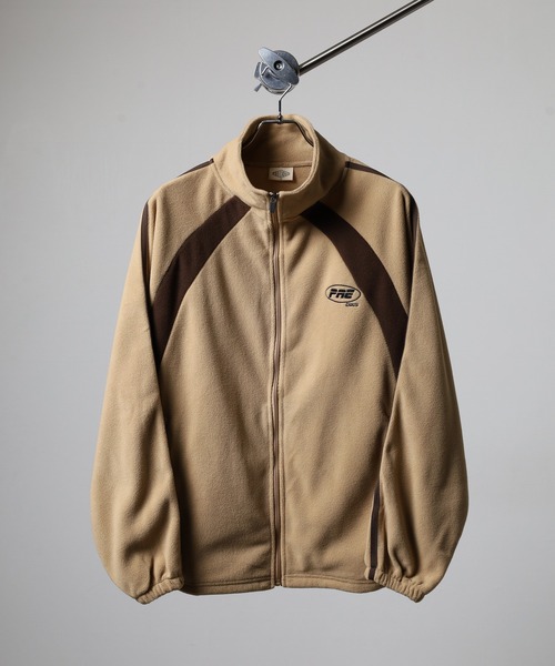 FUNALIVE(ファンアライブ)の「切替配色 ロゴ ワイド フリース ジャケット(ブルゾン・メンズ・ブラック/チャコールグレー/キャメル/アイボリー・M/LL/L)」の22枚目の写真