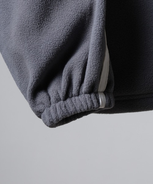 FUNALIVE(ファンアライブ)の「切替配色 ロゴ ワイド フリース ジャケット(ブルゾン・メンズ・ブラック/チャコールグレー/キャメル/アイボリー・M/LL/L)」の19枚目の写真