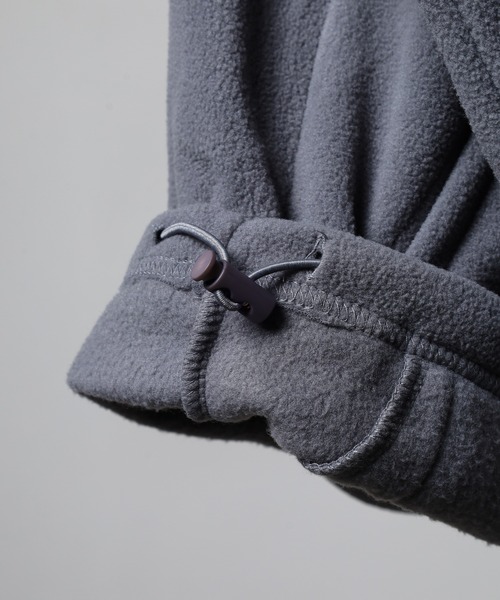 FUNALIVE(ファンアライブ)の「切替配色 ロゴ ワイド フリース ジャケット(ブルゾン・メンズ・ブラック/チャコールグレー/キャメル/アイボリー・M/LL/L)」の17枚目の写真