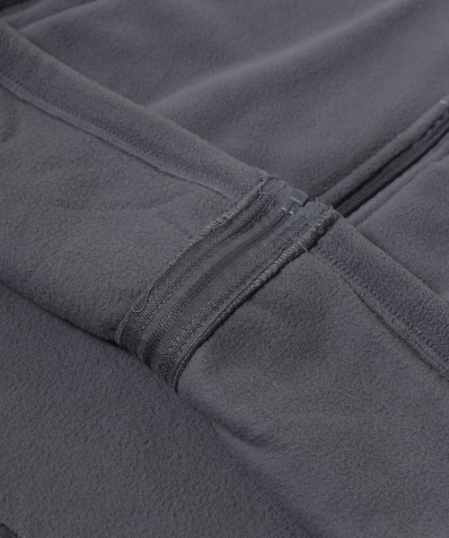 FUNALIVE(ファンアライブ)の「切替配色 ロゴ ワイド フリース ジャケット(ブルゾン・メンズ・ブラック/チャコールグレー/キャメル/アイボリー・M/LL/L)」の15枚目の写真