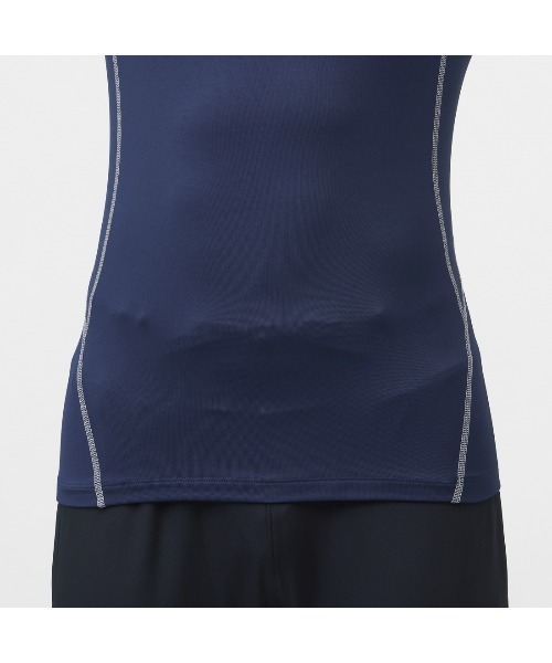 UNDER ARMOUR（アンダーアーマー）の「アンダーアーマー  UAコールドギアアーマー コンプレッション ノベルティ ロングスリーブ モックネック シャツ（シャツ/ブラウス・メンズ・ネイビー/ブラック・S/M/L/LL/3L）」の7枚目の写真