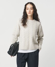 UNITED ARROWS | ミックス カラー ケーブル プルオーバー ニット(ニット/セーター)