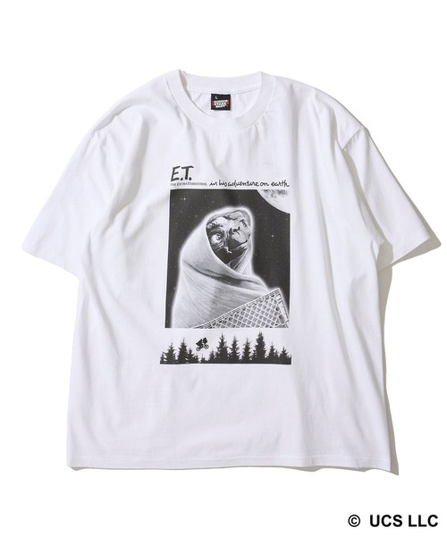 UCS（ユーシーエス）の「【E.T】 クルーネックーＴシャツ（Tシャツ/カットソー・メンズ・ブラック/ホワイト・MEDIUM/LARGE/X-LARGE）」の2枚目の写真