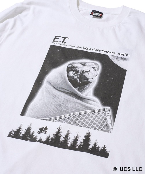 UCS（ユーシーエス）の「【E.T】 クルーネックーＴシャツ（Tシャツ/カットソー・メンズ・ブラック/ホワイト・MEDIUM/LARGE/X-LARGE）」の6枚目の写真