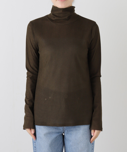 La TOTALITE(ラトータリテ)の「【洗える】フロックチュールスタンドプルオーバー(Tシャツ/カットソー・レディース・ブラック/ブラウン/サックスブルー・FREE)」の14枚目の写真