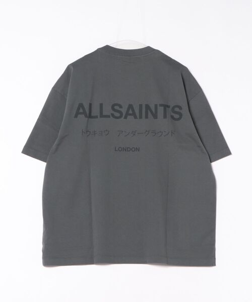 ALLSAINTS（オールセインツ）の「UNDERGROUND ETTA OVERSIZED T-SHIRT | アンダーグラウンド ETTA オーバーサイズ Tシャツ（Tシャツ/カットソー・レディース・グレー系その他・XS/S/M/L）」の2枚目の写真