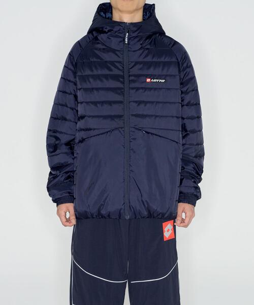 LOTTO(ロット)の「LOTTO HOOD PADDED JACKET(ダウンジャケット/コート・メンズ・グリーン/ネイビー/ブラック・X-LARGE/MEDIUM/XX-LARGE/LARGE)」の6枚目の写真