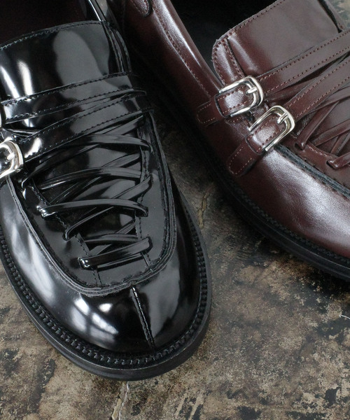 ALM.(アルム)の「【ALM./アルム】 AVENTURA LEATHER LOAFERS AL114(ローファー・レディース・ブラック/ブラウン・37/38)」の4枚目の写真