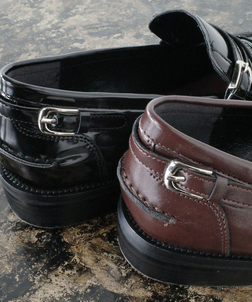 ALM.(アルム)の「【ALM./アルム】 AVENTURA LEATHER LOAFERS AL114(ローファー・レディース・ブラック/ブラウン・37/38)」の6枚目の写真