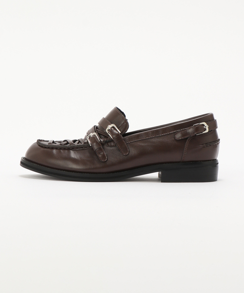 ALM.(アルム)の「【ALM./アルム】 AVENTURA LEATHER LOAFERS AL114(ローファー・レディース・ブラック/ブラウン・37/38)」の9枚目の写真